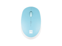 Natec hiir Mouse Harrier 2, Wireless, valge/sinine, Bluetooth