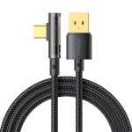 Mcdodo laadimiskaabel CA-3380 USB to USB-C Prism 90 degree cable, 6A, 1.2m (must)