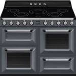 Smeg elektripliit TR4110IGR2 Victoria, 5 x induktsioon, 3 x elektriahi, aurupuhastus, 110 cm, hall