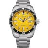 Citizen meeste kell OF COLLECTION - MARINE 1760 ECO DRIVE - YELLOW kollane Hõbedane (Ø 43 mm)