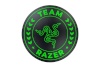 Razer põrandamatt Team Razer Floor Mat must/roheline