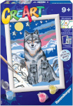 Ravensburger maalimiskomplekt CreArt Wolf 