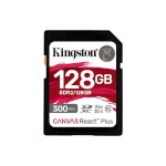 Kingston mälukaart SDXC 128GB Canvas React Plus 300/260 UHS-II U3