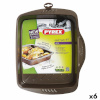 Pyrex ahjuvorm Asimetria Ristkülikukujuline Metall 30x24cm (6tk)