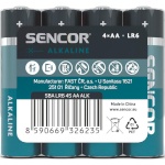 Sencor patareid SBALR64S AA, 4tk