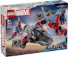 LEGO klotsid 76292 Marvel Super Heroes Showdown zwischen Captain America und Red Hulk