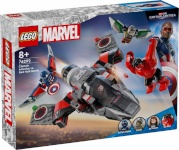 LEGO klotsid 76292 Marvel Super Heroes Showdown zwischen Captain America und Red Hulk