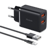 Mcdodo CH-5071 USB-A*2, 12W network Charger + USB-A to lightning cable must