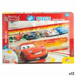 Disney Cars pusle Kahesuunaline 60-osaline 50x 35cm 12 Ühikut