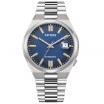 Citizen meeste kell TSUYOSA AUTOMATIC - BLUE Hõbedane (Ø 40 mm)