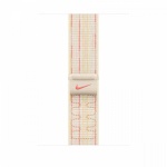 Apple kellarihm Watch Starlight/Pink Nike Sport Loop 46 mm