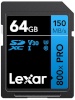 Lexar 64GB Professional 800x PRO Memory Card SDXC UHS-I Black/Blue