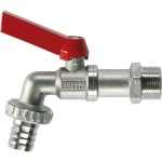 Gardena otsik 7332-20 Ball Outlet Valve, hõbedane/punane