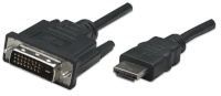 Manhattan HDMI 1.3 Kabel auf DVI-D DualLink St/St 3.0m bulk