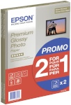 Epson fotopaber Premium Glossy Photo Paper A4, 2x 15 Sh., 255 g S 042169