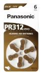 Panasonic patarei PR 312 Zinc Air 6tk Hearing Aid Cells