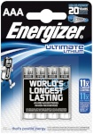 Energizer patarei 1x4 Ultimate Lithium Micro AAA LR 03 1,5V