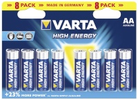 Varta patarei 1x8 High Energy Mignon AA LR 6