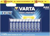 Varta patarei 20x10 High Energy Micro AAA LR 03 PU inner box