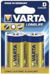 Varta patarei 10x2 Longlife Extra Mono D LR 20 PU inner box