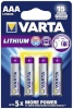 Varta patarei 1x4 Lithium Micro AAA LR 03