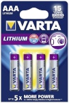 Varta patarei 1x4 Lithium Micro AAA LR 03