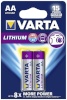 Varta patarei 1x2 Lithium Mignon AA LR 6