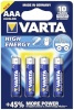 Varta patarei 1x4 High Energy Micro AAA LR 03