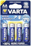 Varta patarei 1x4 High Energy Mignon AA LR 6