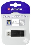 Verbatim mälupulk Store n Go Pinstripe USB 2.0 must 64GB