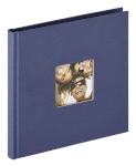 Walther fotoalbum Fun sinine 18x18 30 lehte must FA199L