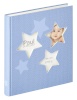 Walther fotoalbum Estrella sinine 28x30,5 50 weiße Seiten Babyalbum UK133L