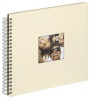 Walther fotoalbum Fun cream 30x30 50 lehte (must) SA110H