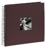 Hama fotoalbum Fine Art Wire-O bordeaux 36x32 50 lehte must 090144