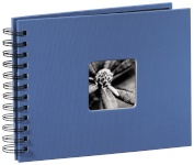 Hama fotoalbum Fine Art Spiral azur 24x17 50 lehte must 113677