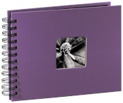 Hama fotoalbum Fine Art Spiral lilla 24x17 50 lehte must 94881