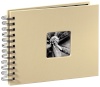 Hama fotoalbum Fine Art Spiral taupe 24x17 50 lehte must 113675