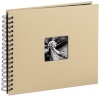 Hama fotoalbum Fine Art Spiral taupe 28x24 50 lehte must 113681