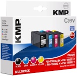 KMP tindikassett C99V Multipack BK/C/M/Y asendustoode: PGI-1500 XL