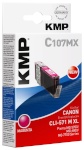 KMP tindikassett C107MX punane asendustoode: CLI-571 XL M