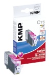 KMP tindikassett C75 punane asendustoode: CLI-521 M