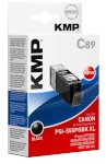 KMP tindikassett C89 must asendustoode: PGI-550PGBK