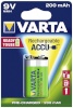 Varta akud E Ready2Use NiMH 9V-Block 200mAh, Rechargeable