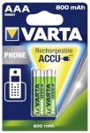 Varta akud 1x2 Professional NiMH 800mAh AAA Phone Power