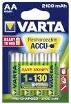 Varta akud 10x4 NiMh 2100mAh Mignon