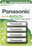 Panasonic akud 1x4 NiMH Mignon AA 1900mAh Evolta