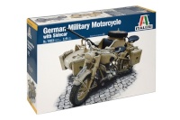 Italeri liimitav mudel German Military motorcycle with sidecar