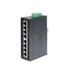 IP30 Slim type 8-Port Industrial Manageable Gigabit Ethernet Switch (-10 to 60 degree C)