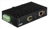 PLANET IP30 10/100/1000T to SFP Gbit Conv. with PoE