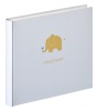 Walther fotoalbum Baby Animal sinine 25x28 50 lehte valge Elephant UK148L